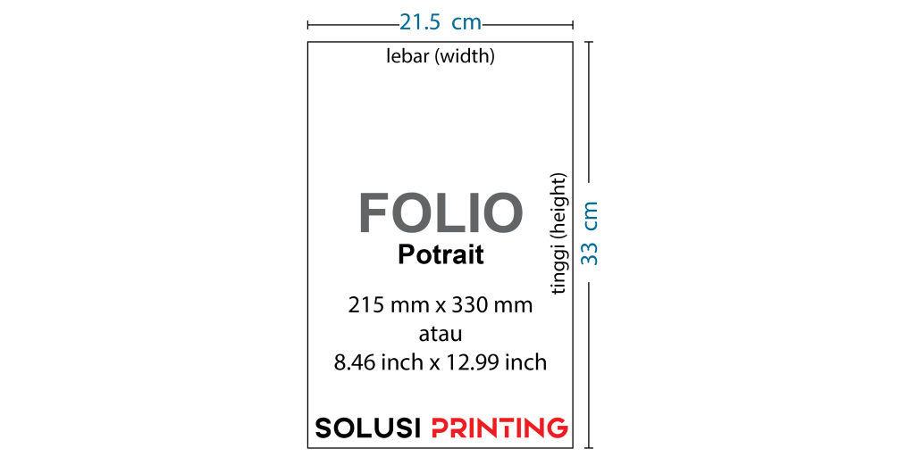 Ukuran Kertas Folio